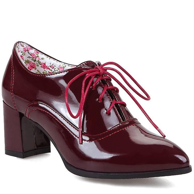 Deep Mouth Single Shoes for Export, Large Sizes 40-48, High Heels Chunky Heels 2018 New Women's Shoes T6-2