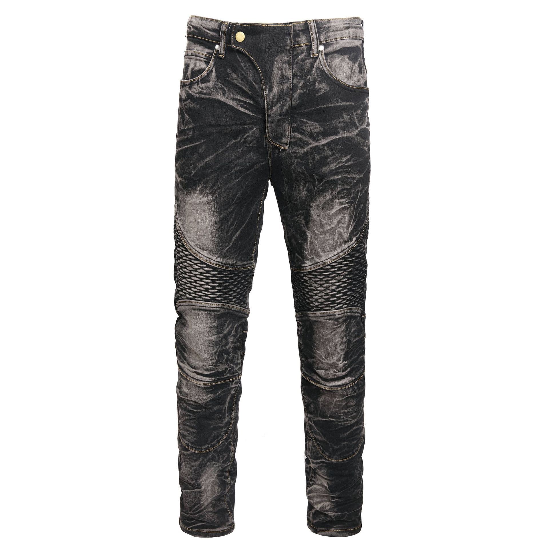 2025 Cross-Border Supply European and American Men's Jeans Vintage Motorcycle Straight Leg Fashion for AliExpress