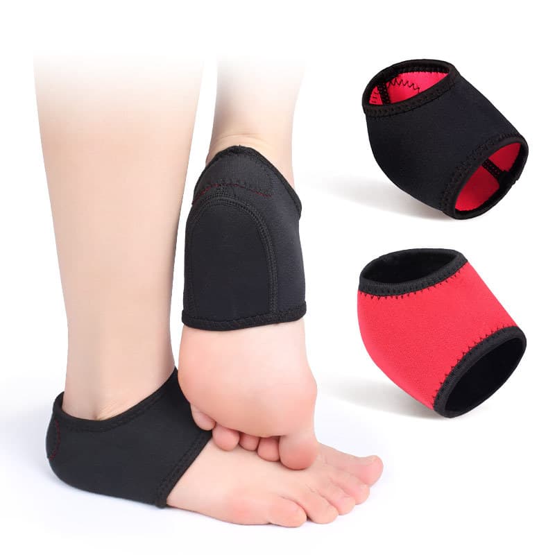Source Manufacturer Black and Red Heel Covers for Men and Women Heel Protectors Foot Socks Type Heel Warm Socks Sets