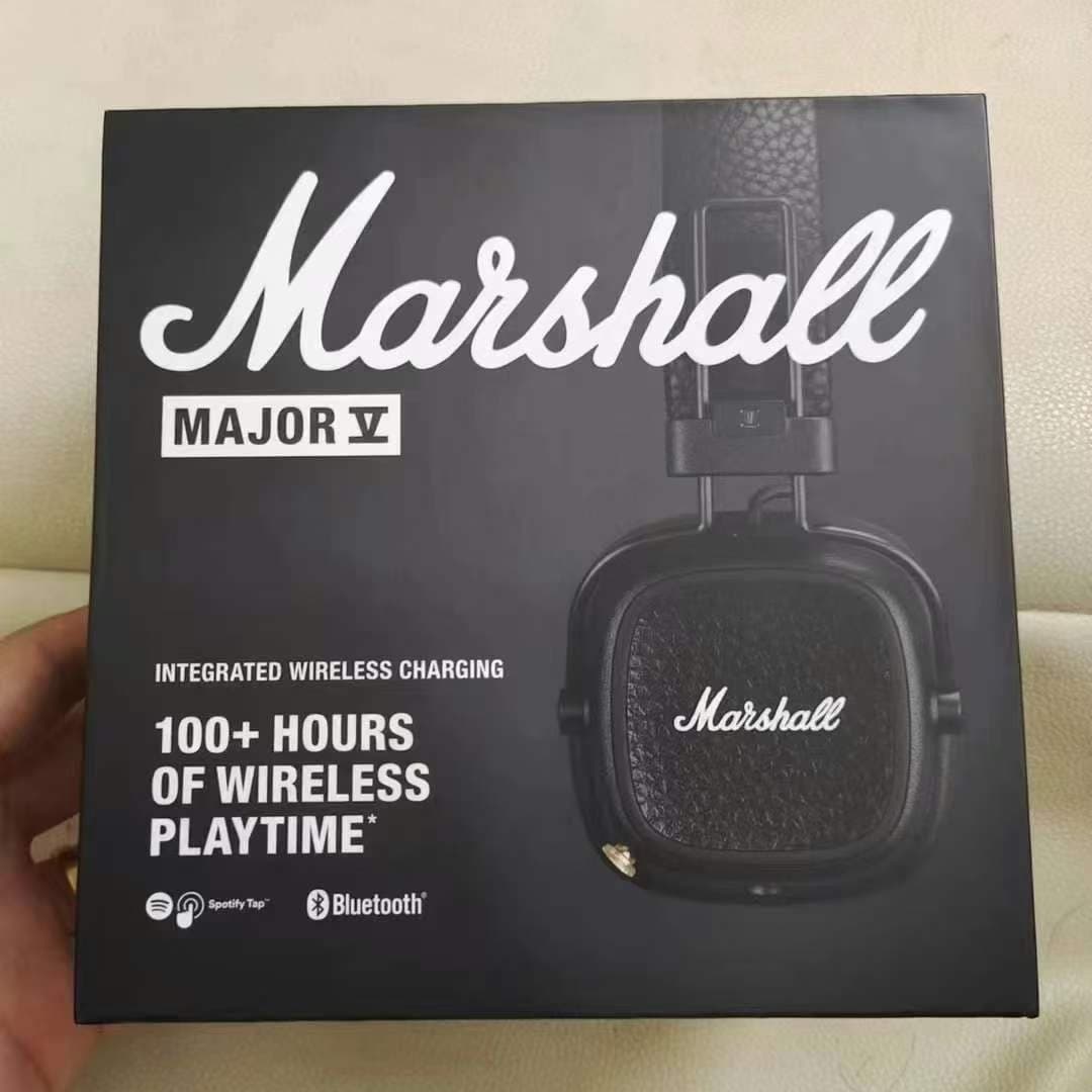 Huaqiangbei cross-border Marshall 5th generation MARSHALL MAJORV head-mounted wireless Bluetooth headset with heavy bass