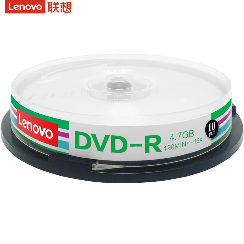 Lenovo DVD-R Discs/Recording Discs 16X 4.7GB Office Series Spindle 10-Pack