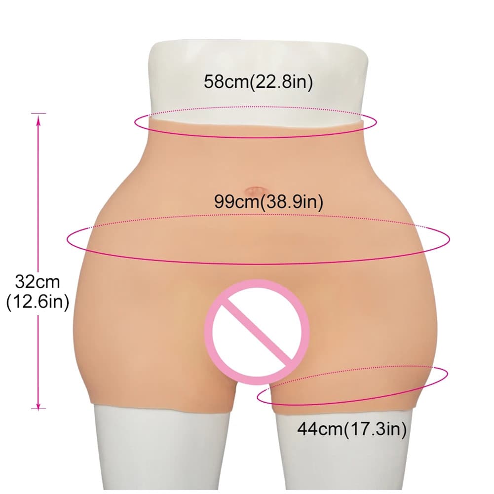 Crossdressing Fake Vagina Panties Silicone Crossdressing Crotch Panties Sissy Drag Queen