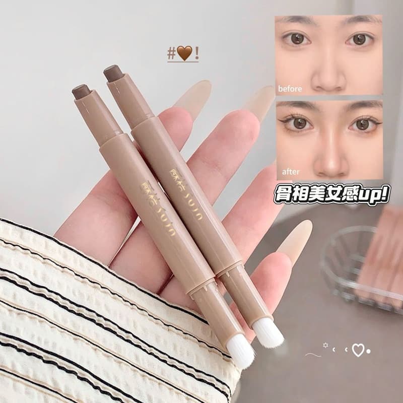 Dual-End Contour & Highlight Stick for Nose Shadow and Face Shaping, Natural 3D Bone Structure Effect