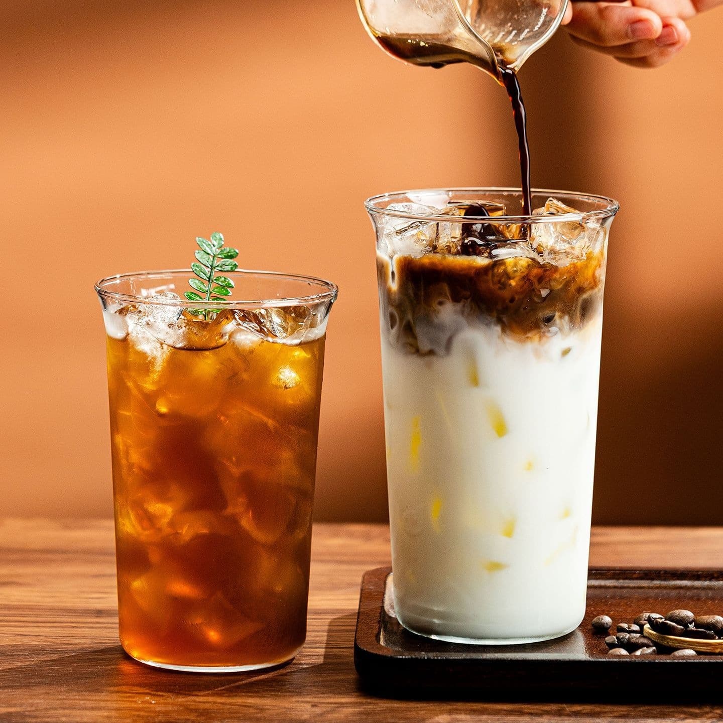 Borosilicate Glass Cup, High Appearance Latte American Coffee Cup, Home Cold Drink Cup, Juice Cup, Milk Cup