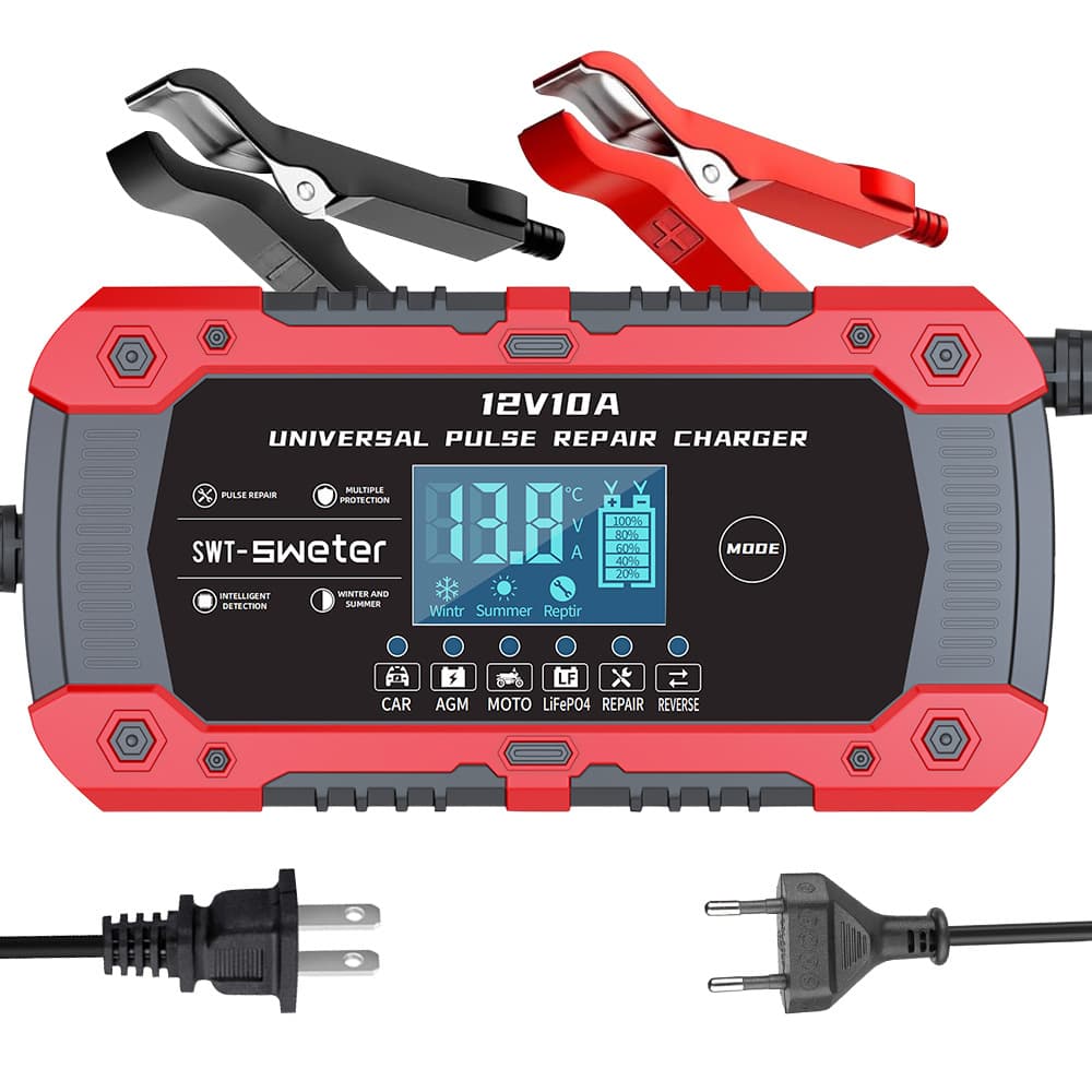 14.6V 10A LiFePO4 Battery Charger 12V 10A Car Battery Charger