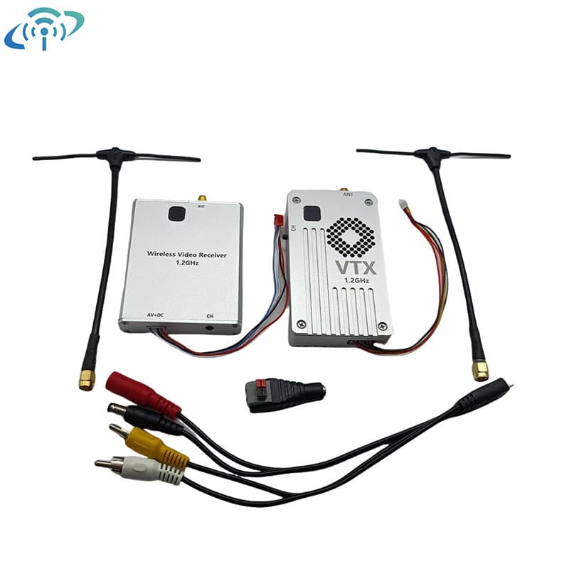 1.2GHz 5W FPV VTX Drone Video Transmitter 1.2G VRX Video Receiver FPV Image Transmission