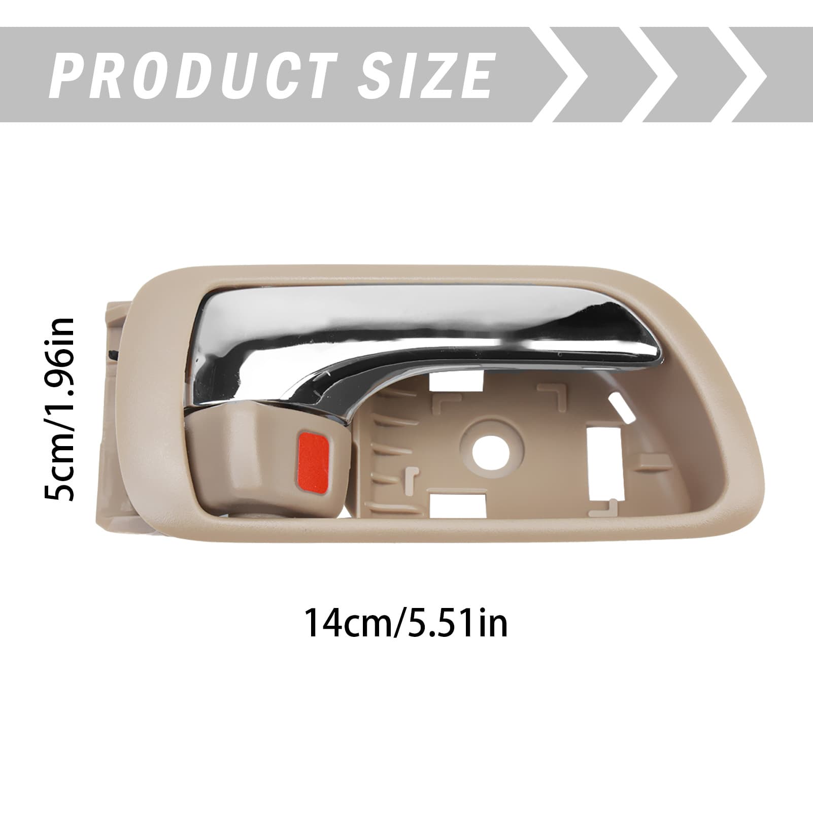 92917 92916 69206-YC030-05 Compatible with Toyota Camry 2002-2006 Inner Door Handle Left and Right