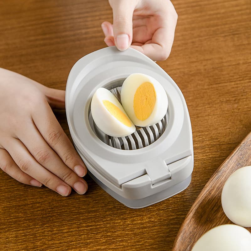 Free Shipping 304 Stainless Steel 3-in-1 Wire Egg Slicer, Multifunctional Fruit and Egg Segmenter