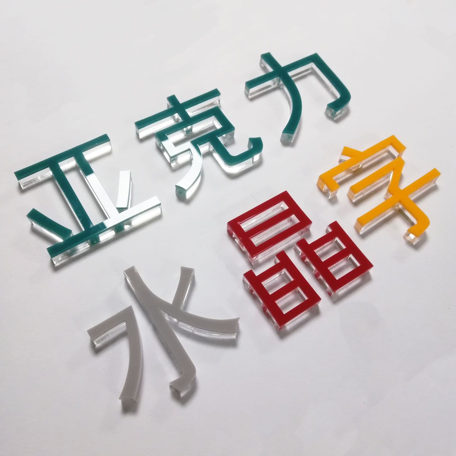 Crystal Letters 3D Company Background Image Wall Advertising Letters PVC Letters PVC Foam Letters LED Store Sign Custom Acrylic Letters