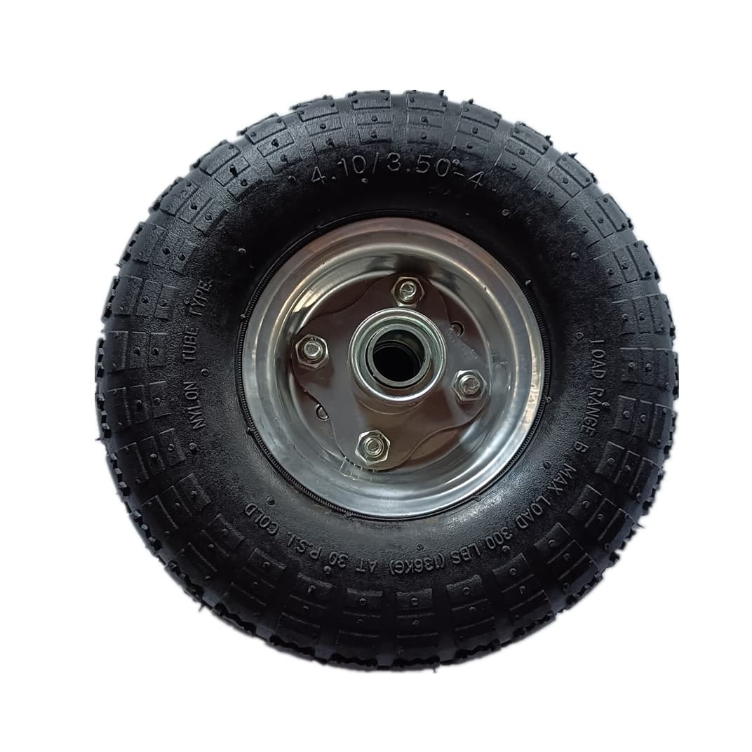 10 Inch 410/350-4 Cleaning Machine Sprayer Tool Cart 350-4 Pneumatic Tire Metal Hub Factory Direct Supply
