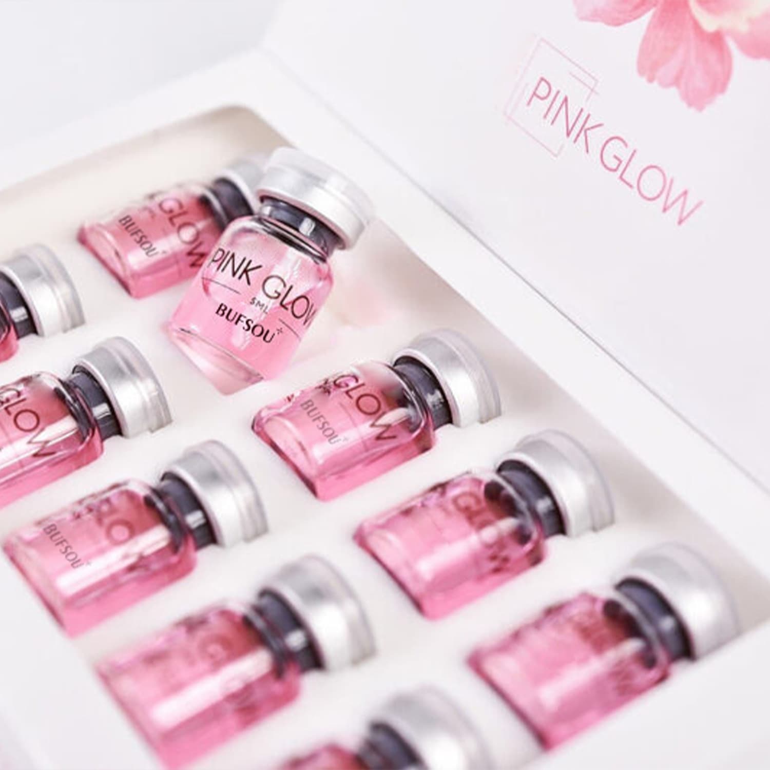 Cross-border Exclusive ADVANCED WHITENING COCKTAIL Pink Light Effect Advanced Blend Microneedle Serum