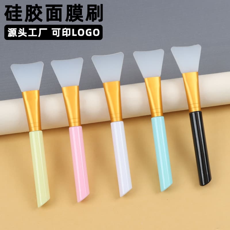 Factory Direct Silicone Face Mask Brush Makeup Brush Soft Head Silicone Beauty Brush Mud Mask Mixing Stick DIY Makeup Tool