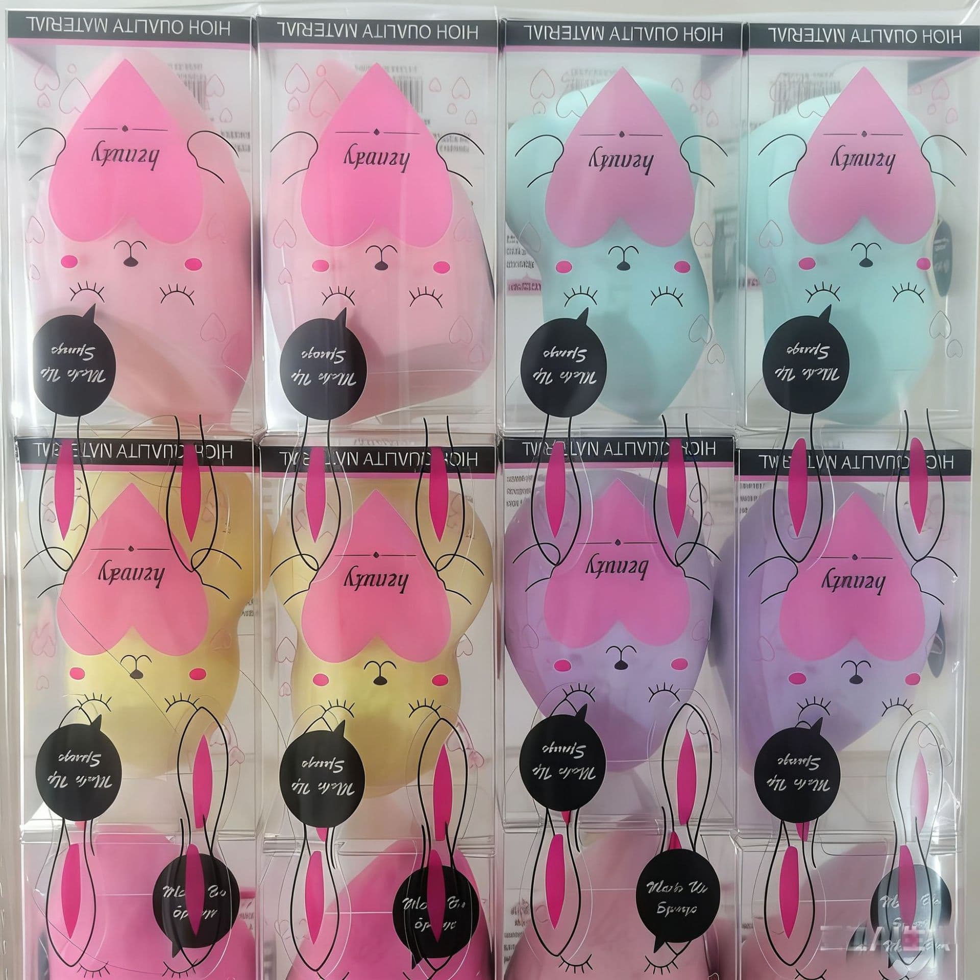 Printable Logo Beauty Egg Water Hyacinth Beauty Egg Elastic Powder Puff Dry and Wet Makeup Tool Wholesale