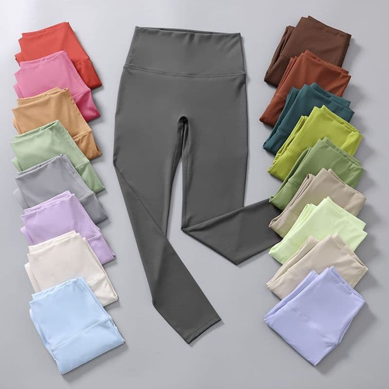Women's High-Waisted Butt-Lifting Yoga Pants, Tight-Fitting Yoga Wear, Breathable Sports Pants, Nine-Tenths Length with Free Shipping