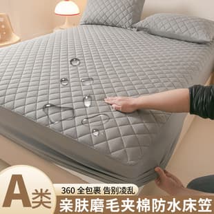 Cross-border Supply Waterproof Fitted Sheet Mattress Protector Quilted Fully Encapsulated Dust-Proof Bed Cover Vacuum Compressed for Export