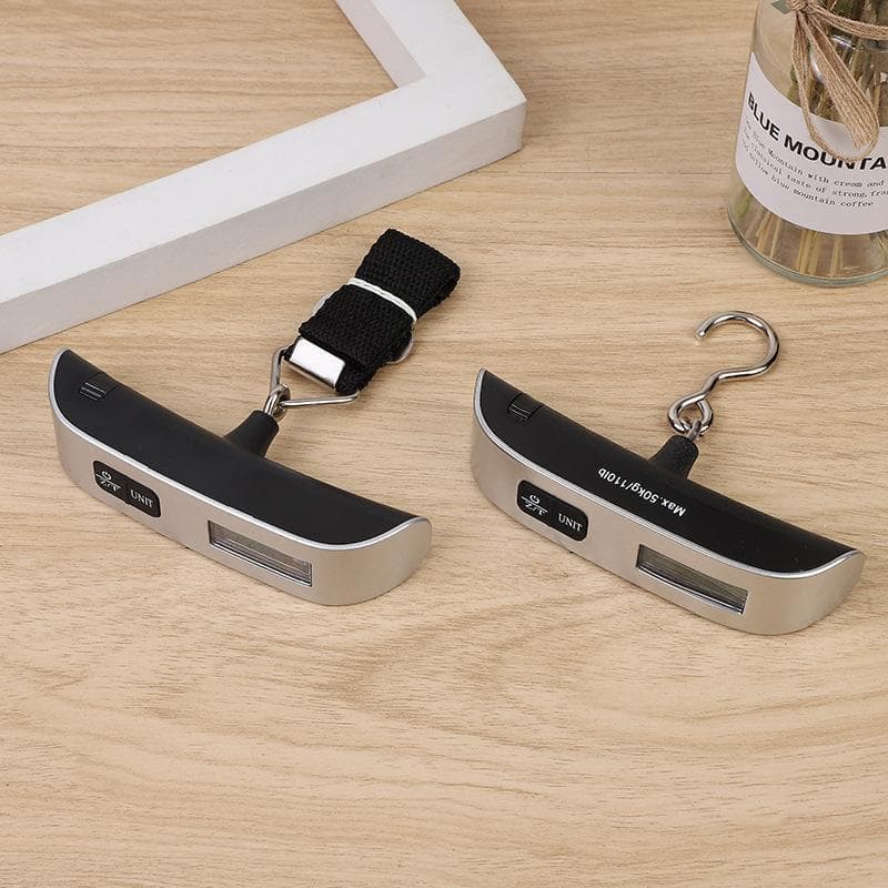 Portable Handheld Electronic Luggage Scale with Hook, Hanging Scale for Home, Courier Parcel Weighing, Fishing Spring Mini Handheld Scale