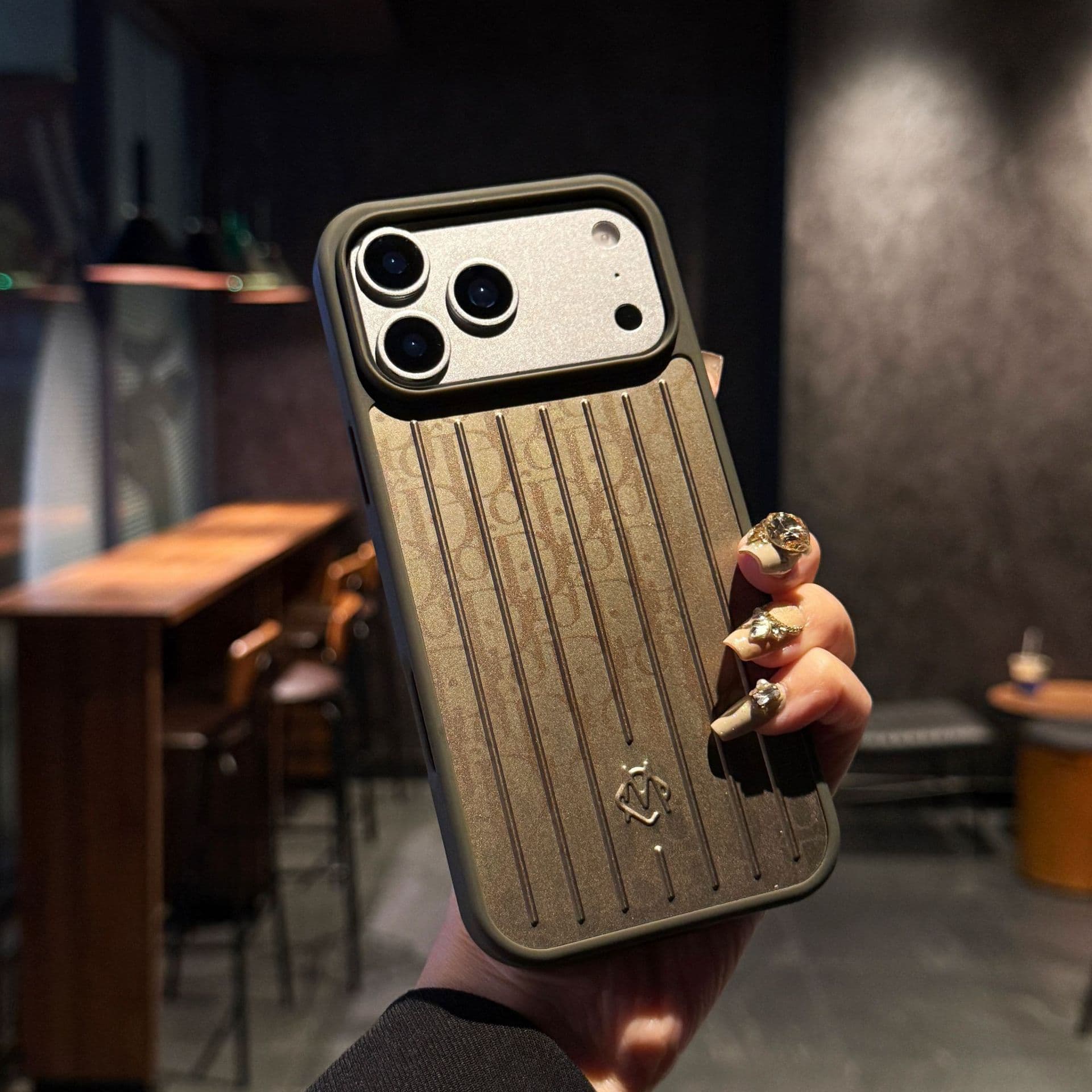 RIMOWA x Dior Compatible with Apple iPhone 17 Pro/ProMax Aluminum-Magnesium Luggage Phone Case