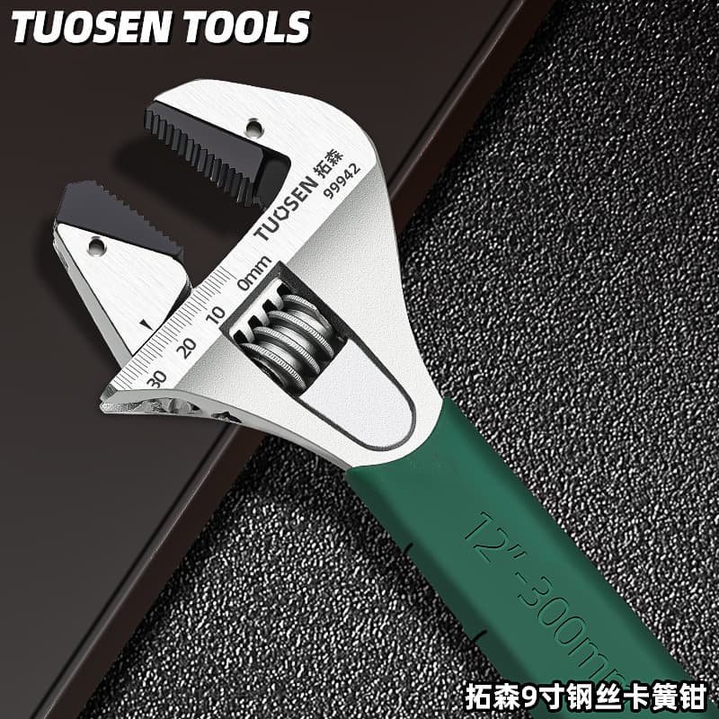 Tuosen Adjustable Wrench Universal Open-End Wrench Tool Set Multi-Function Large Opening Genuine Small Wrench