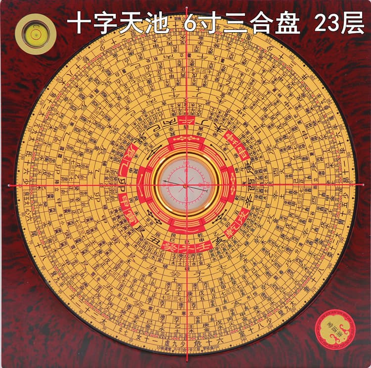 New Chongdaotang 3-inch 5-inch 6-inch 8-inch 10-inch 9-inch Sanhe Disk High-Precision Professional Feng Shui Compass Wholesale