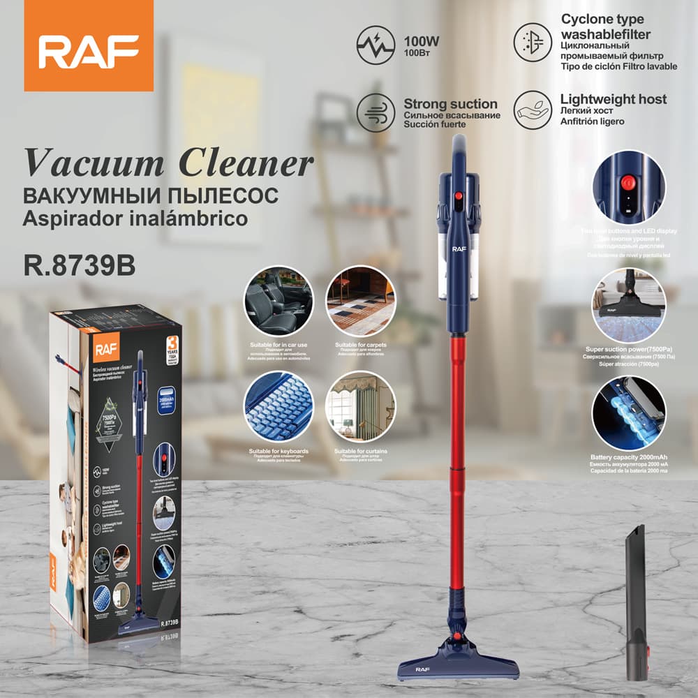 RAF cross-border wireless handheld vacuum cleaner high-power multi-functional vacuum mopping all-in-one wet and dry vacuum cleaner