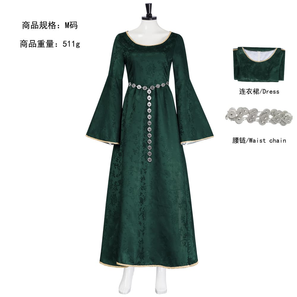 Game of Thrones Cosplay Costume House of the Dragon Alicent Hightower Cosplay Halloween Role-Playing Costume