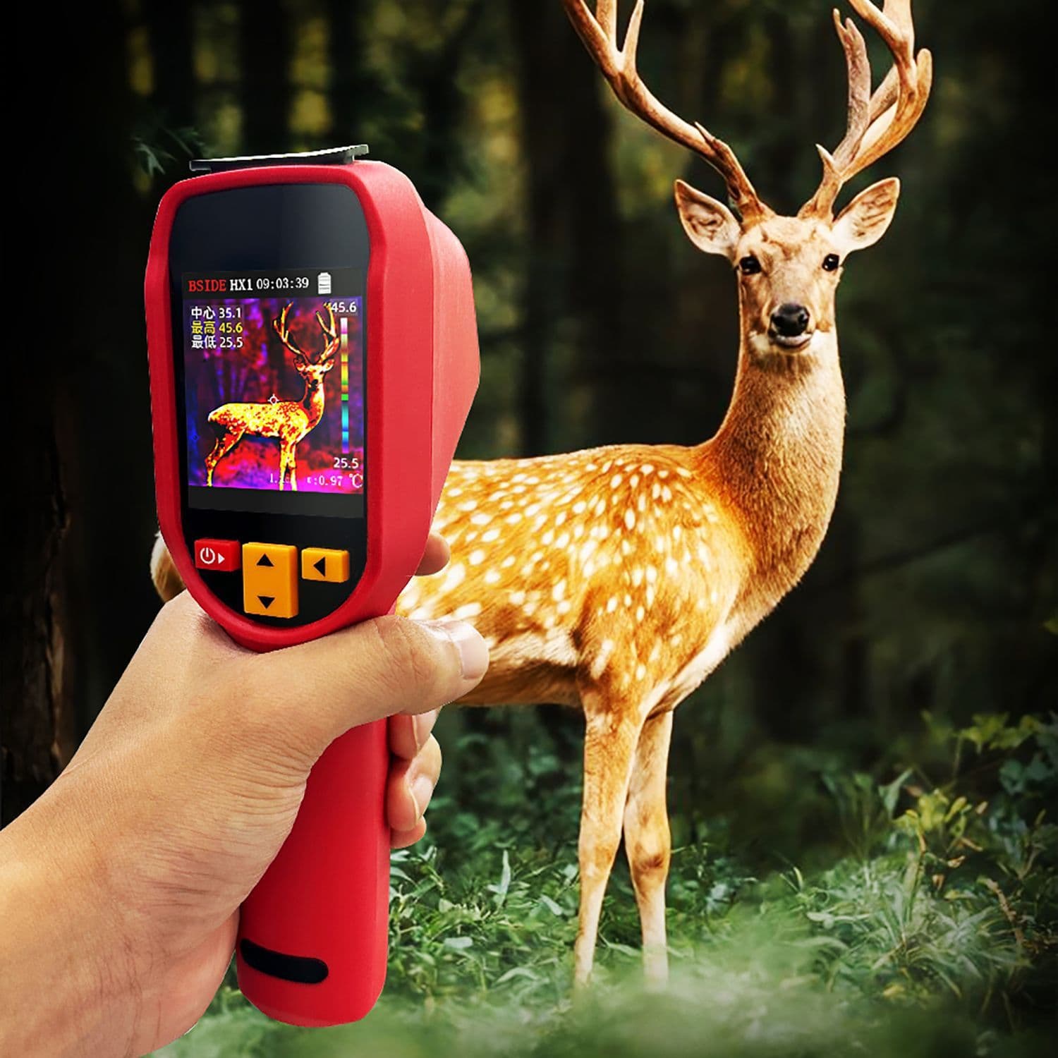 Infrared thermal imaging leak detector, water leakage measurement device, power temperature measurement thermal imager, underfloor heating pipe professional temperature measurement high precision.