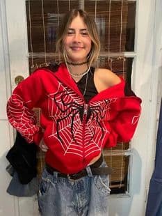 2022 AliExpress New Arrival Spider Print Sweatshirt