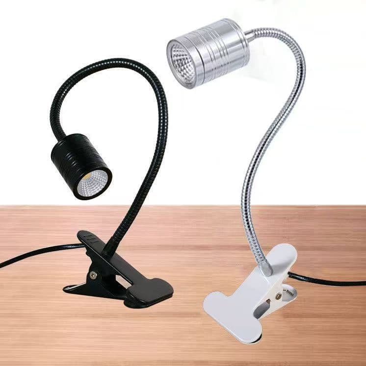 LED hose spotlight dormitory study eye protection bedside table lamp exhibition photo photography live broadcast fill light clip table lamp