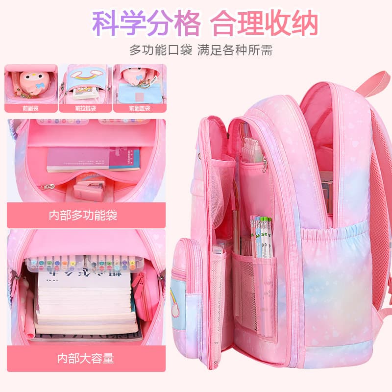 Cross-border Boys Lightweight Backpack for Kids, Cute School Bag for Boys and Girls, Elementary Student Backpack Wholesale