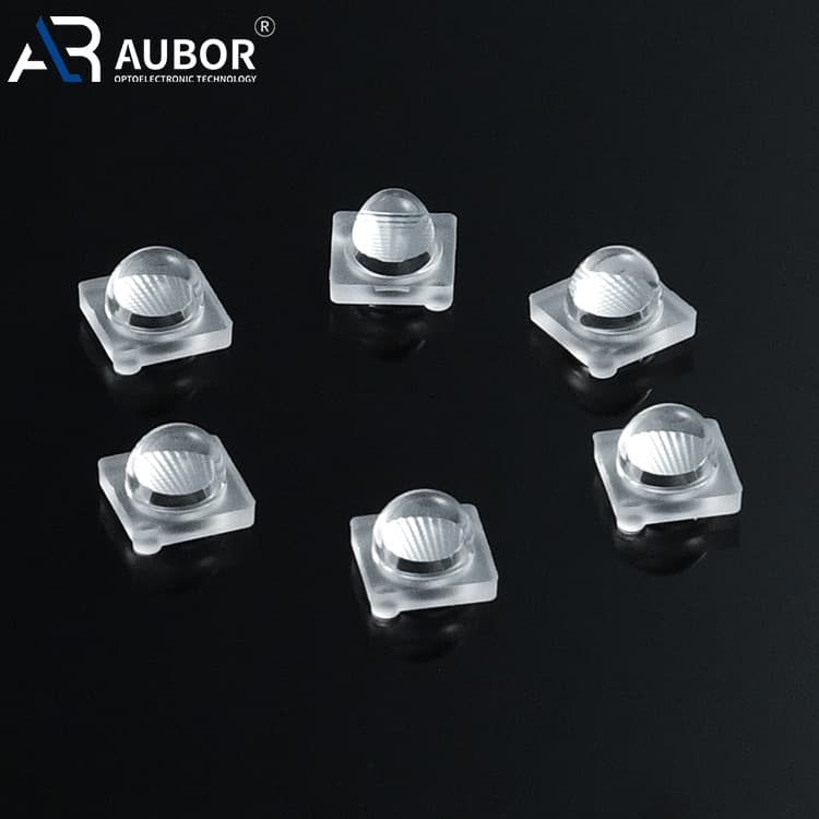 High-power LED silicone lens, integrated light distribution design, low light loss, suitable for industrial lighting and automotive headlights