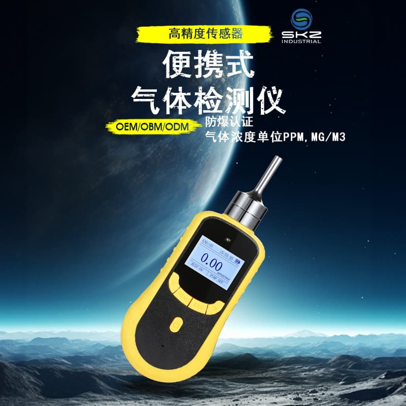 Portable Chlorine Gas Detector Toxic Gas Detector Anti-Poisoning Cross-Border Handheld CL2 Gas Analyzer