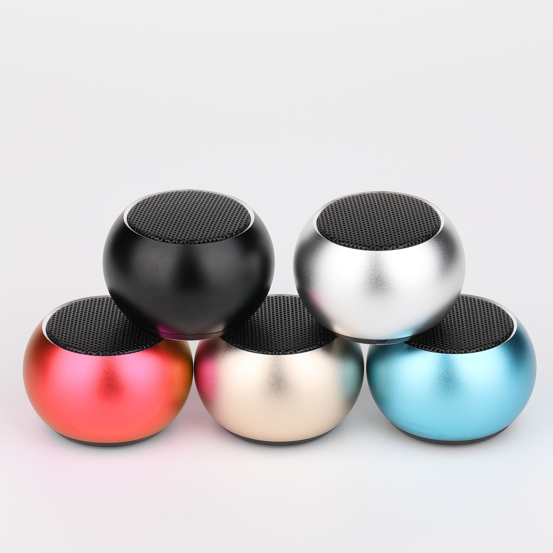M3 Metal Bluetooth Speaker Wireless Portable Soundbar Bluetooth Voice Prompt Gradient Mini Bluetooth Speaker