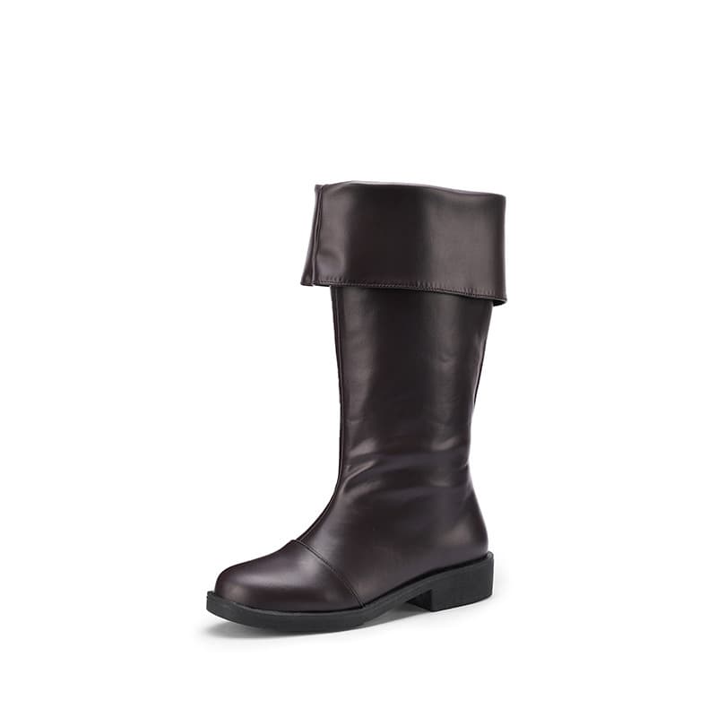 Western Cowboy Boots Women 2025 New Autumn Z-Sleeve Cos Knight Boots Women Chunky Heel Mid-Calf Trendy Short Boots