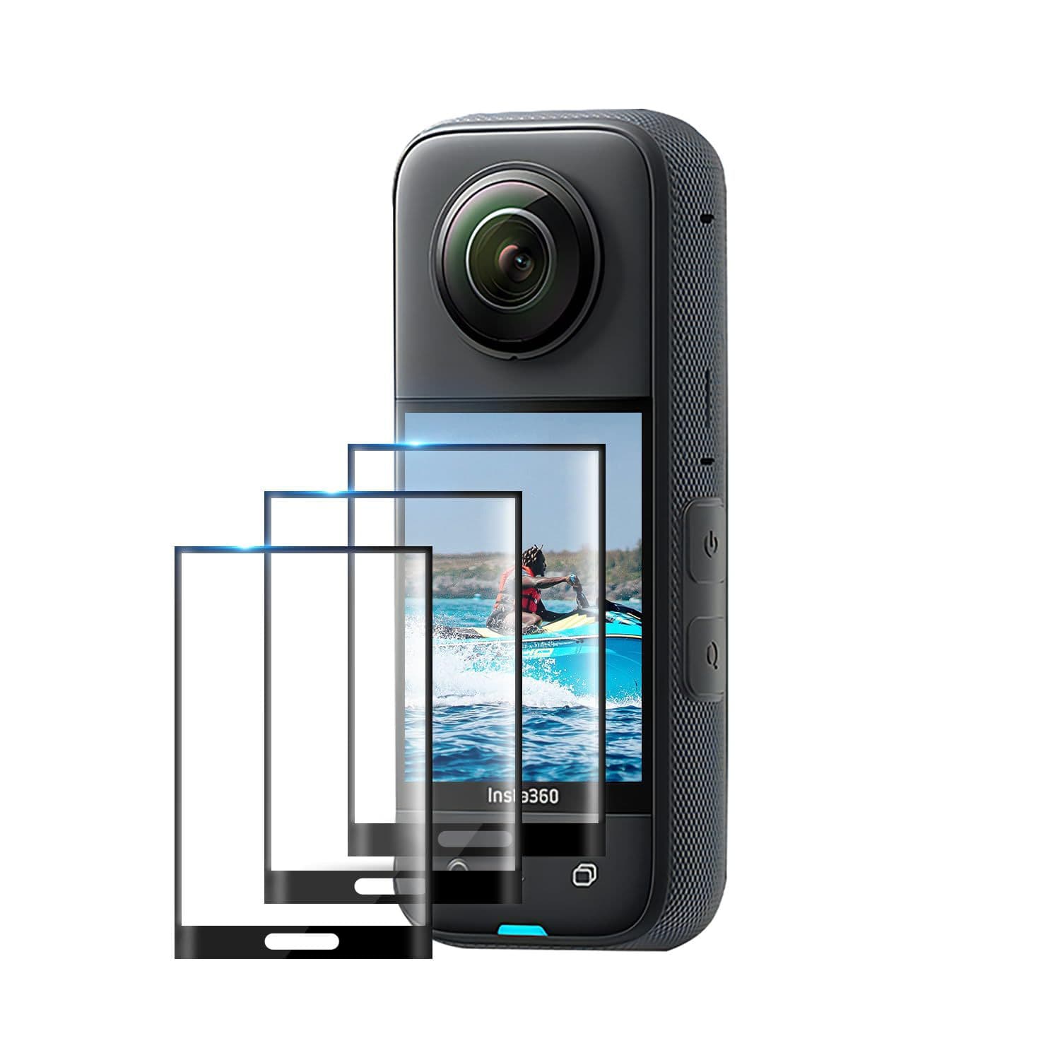 Suitable for Insta360 X4 protective film HD screen film 360 panoramic action camera film anti-scratch X4 accessories
