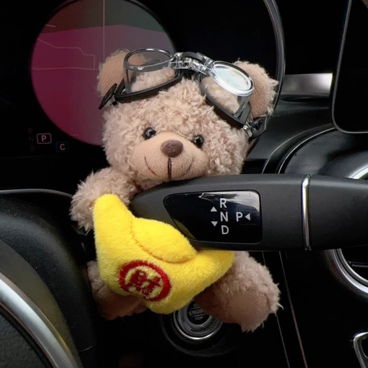 Car fender decorative ornaments, car accessories, cute bear dolls, turn signal wiper pendants, car interior accessories