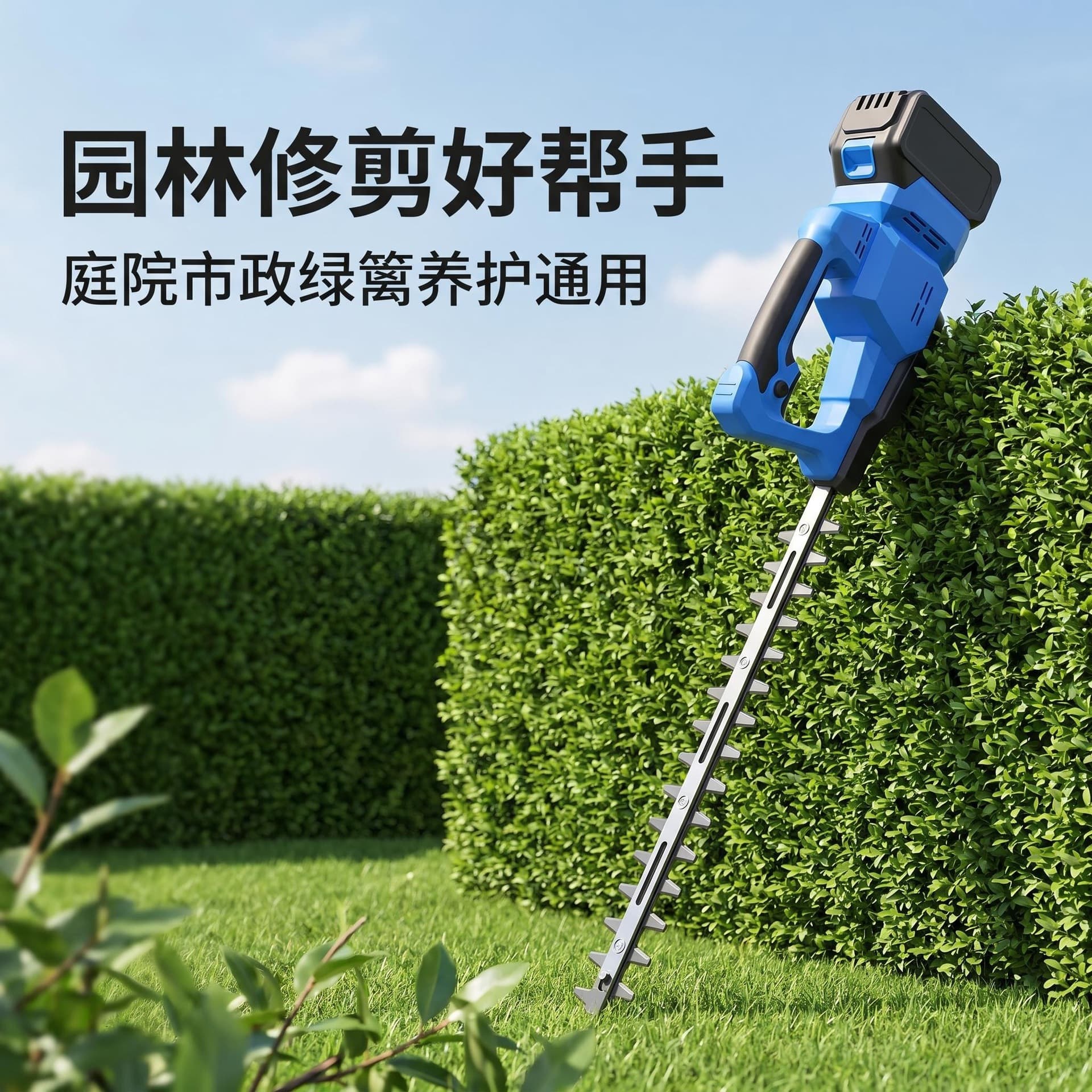 Professional brushless hedge trimmer double blade hedge trimmer lithium electric trimmer garden gardening electric trimmer foreign trade hot sale