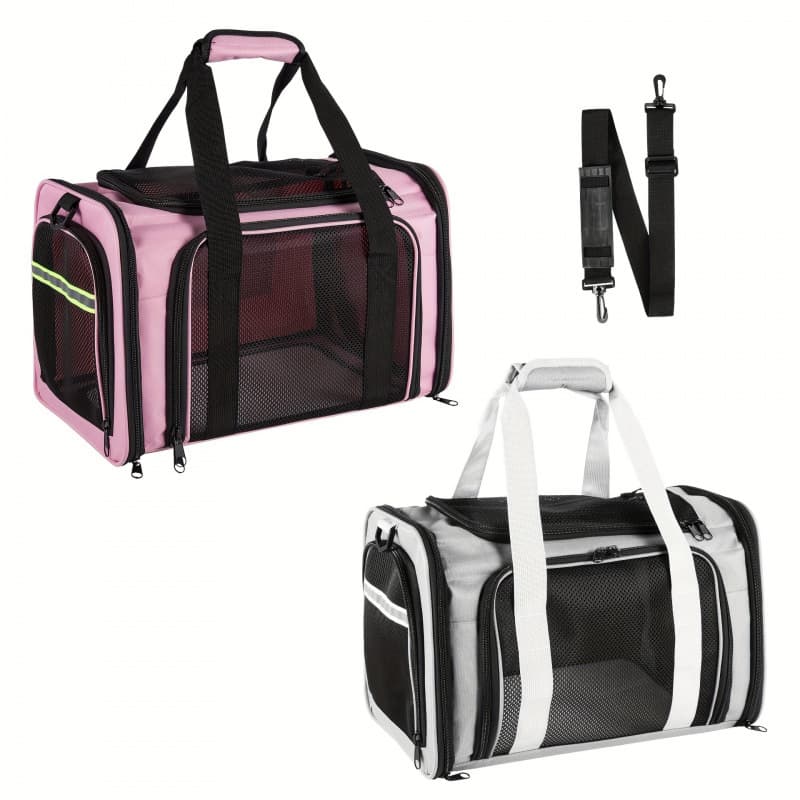2026 New Cross-border Drop Shipping Pet Carrier Bag Airline Approved Small Pet Dog Kitten Carrier Bag