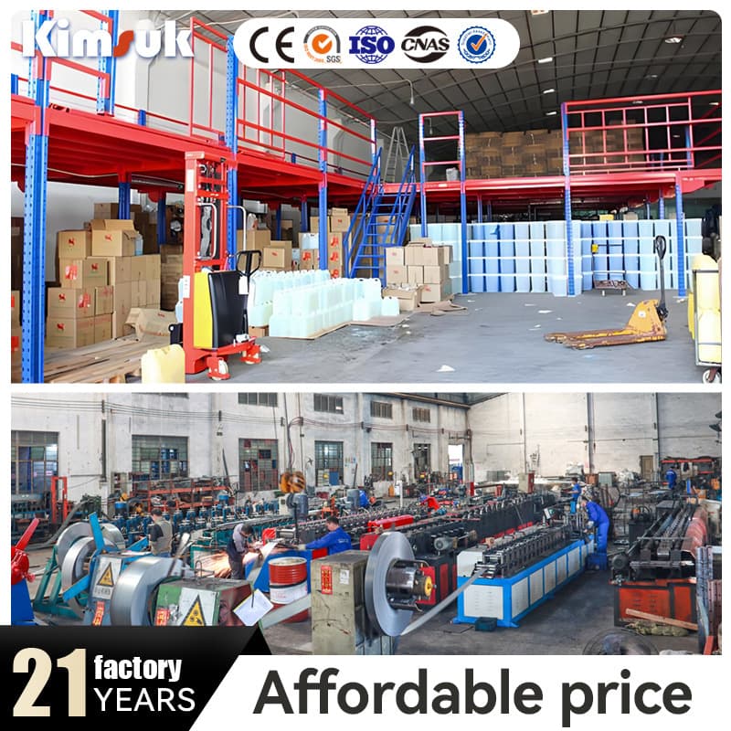 Attic shelves, overseas hot sale heavy attic shelving, multi-level thickened industrial warehouse attic platform