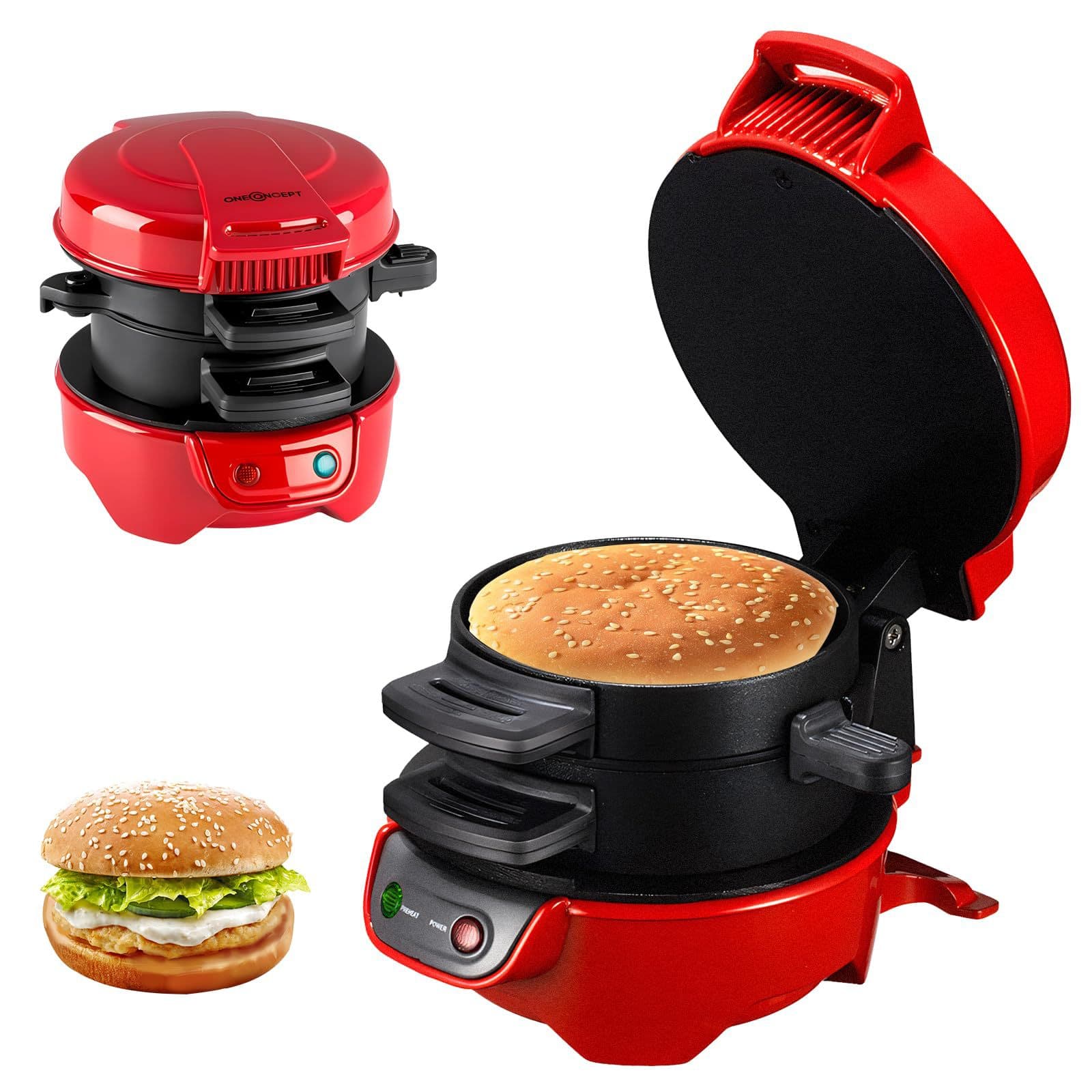 Cross-border 110V European standard hamburger machine, omelette toaster, frying pan, multi-functional bread machine, home meal machine