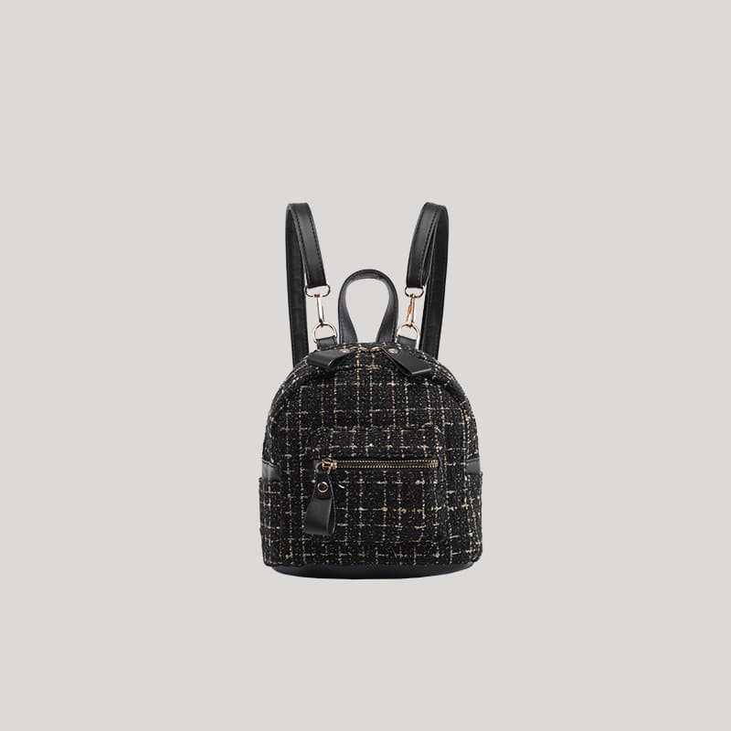 Mini Small Backpack for Women 2025 New Korean Style Fashion Casual Ins Woolen Versatile Commute Small Backpack Schoolbag