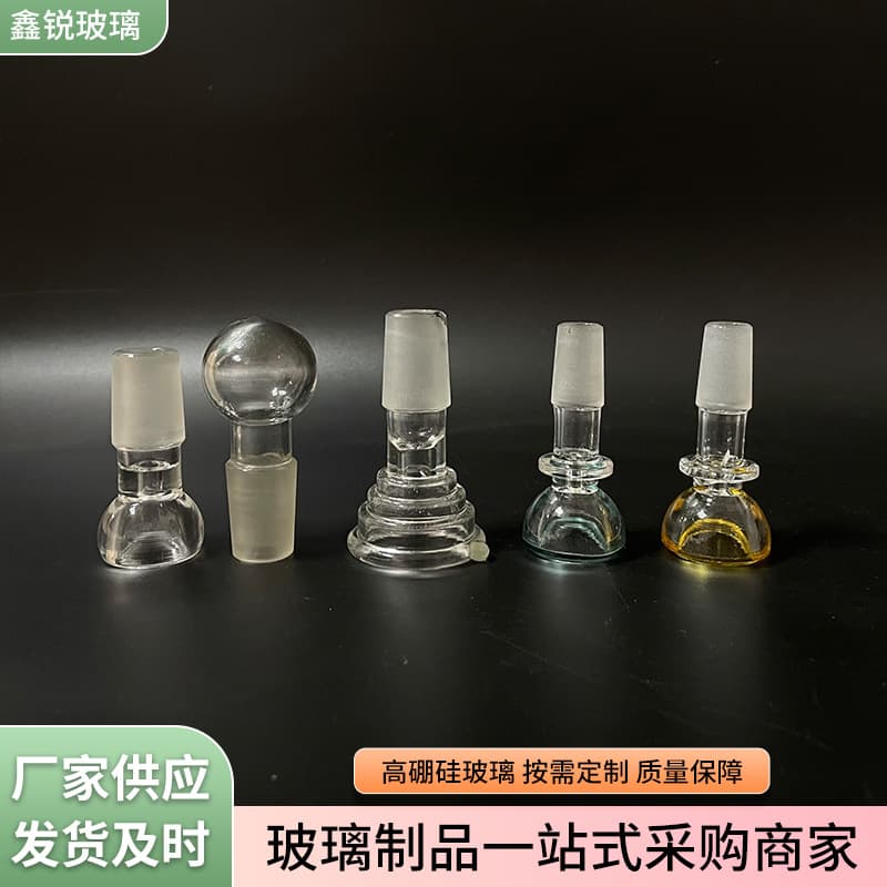 Supply Export High Borosilicate Glass Hookah Water Pipe Mouthpiece High Borosilicate Glass Tobacco Pipe Filter Windproof Mouthpiece