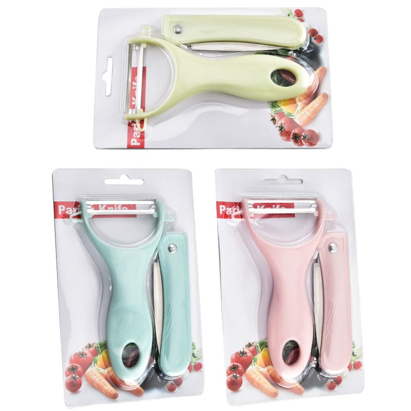 Wholesale Peeler Peeling Tool Skin Scraper Water Splash Peeler Multi-functional Fruit Knife Melon Peeler Two-Piece Set Manufacturer