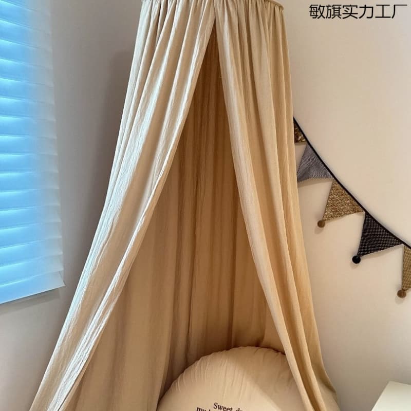 Crib Dome Canopy Nordic Ins Style Children's Room Tent Playhouse Decorative Door Bed Curtain