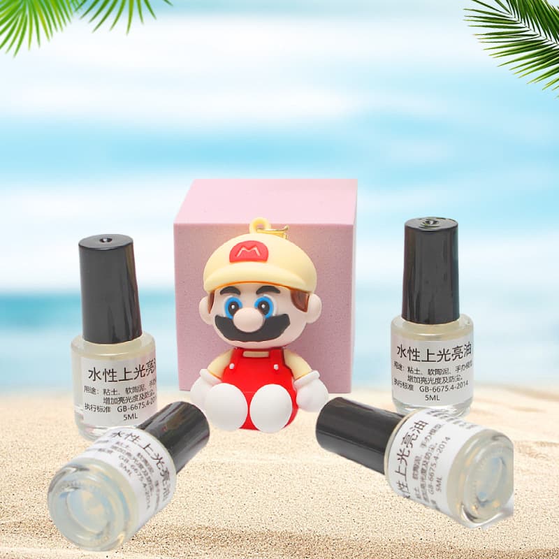 Jingyu Ultra-Light Clay Gloss Varnish Soft Clay Water-Based Brightening Highlighter Oil Pottery Odorless Sealer Gloss Anti-Dust