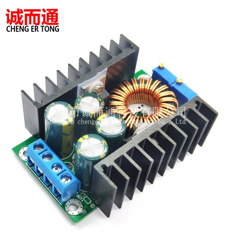 DC-DC step-down adjustable constant voltage and constant current high power 10A solar charging LED driver 10A vehicle module