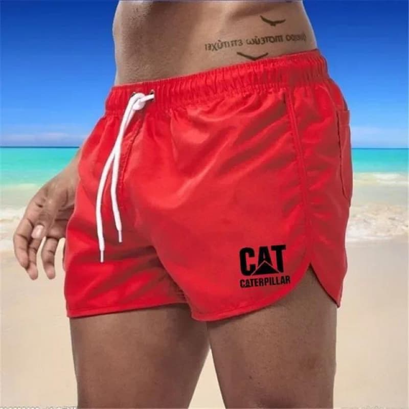 New Men's Swim Trunks Quick Dry Summer Beach Board Shorts Fashion Volleyball Shorts Swim Shorts