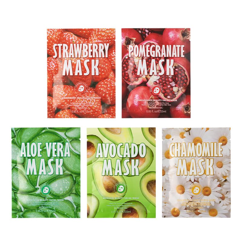 KORMESIC Cross-border Fruit Facial Mask Sheet Hydrating Mask Patch Wholesale Manufacturer