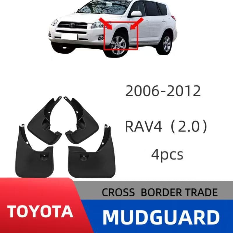 Compatible with Toyota 09-13 RAV4 2.0 2.4 Car Mud Flaps Off-Road Modified Mud Guards Wholesale