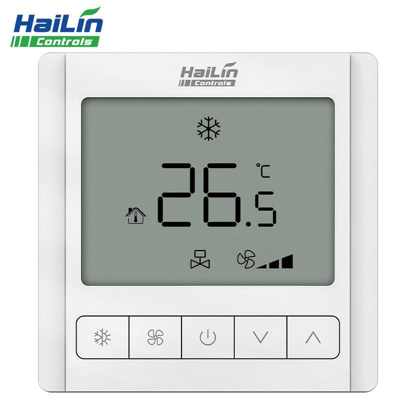 Hailin air conditioning panel HL109DA2 central air conditioning thermostat fan coil LCD panel switch panel