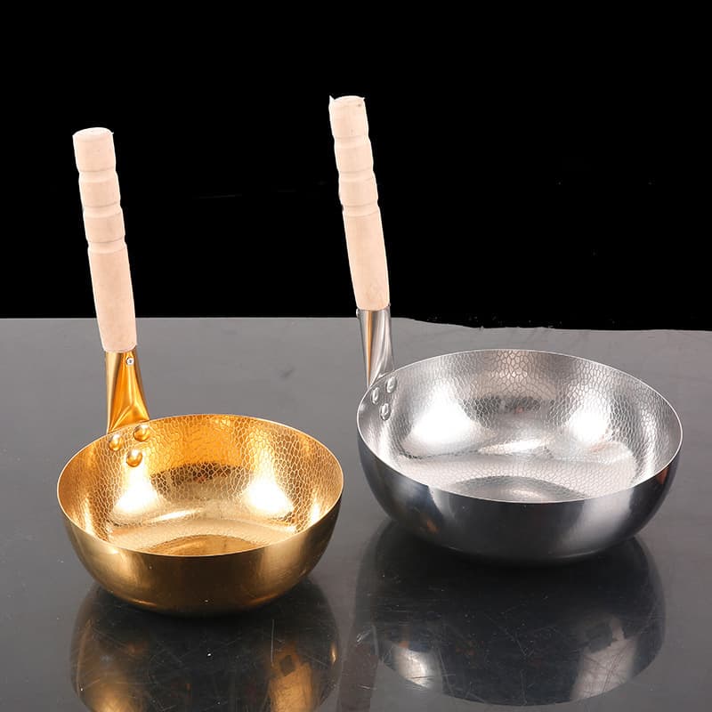 Thick stainless steel hammered rice noodle pot instant noodle pot induction cooker soup pot